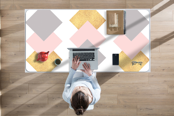 Sous-main bureau Diamants colorés