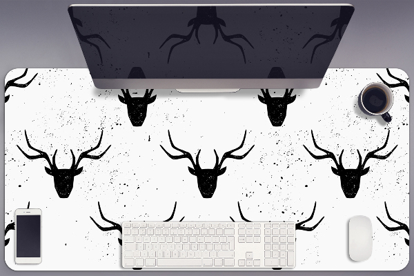 Sous-main bureau Modèle de cerf noir