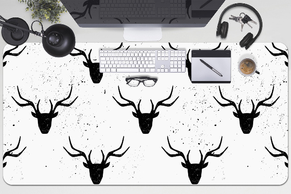 Sous-main bureau Modèle de cerf noir