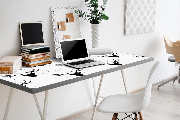 Sous-main bureau Modèle de cerf noir