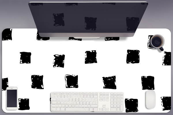 Protège bureau Carrés peints