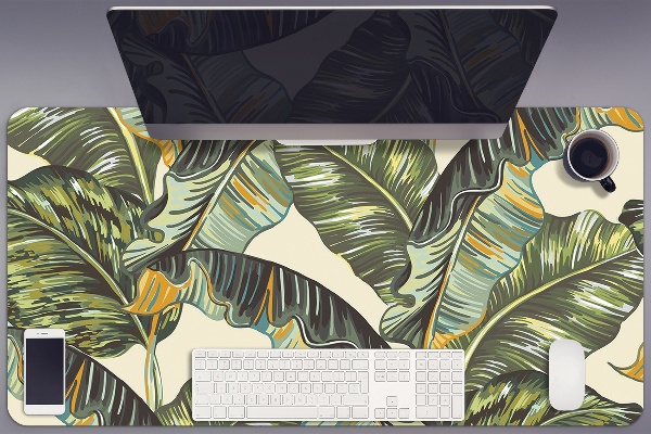 Protège bureau Feuilles tropicales