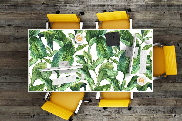 Sous-main bureau Feuilles de banane