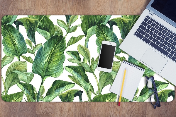 Sous-main bureau Feuilles de banane