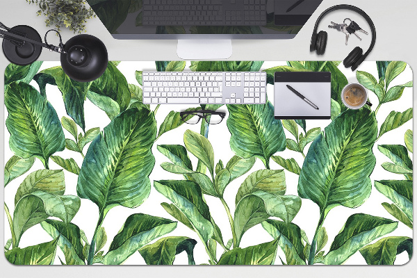 Sous-main bureau Feuilles de banane