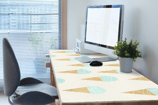 Sous main de bureau Motif de glace