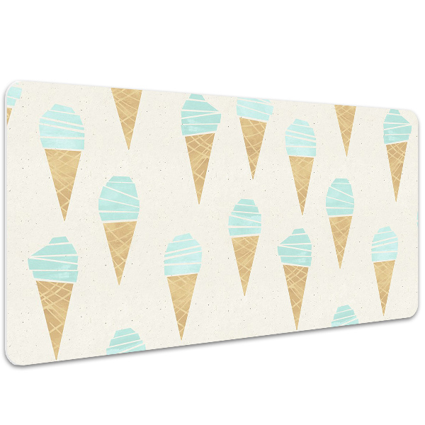 Sous main de bureau Motif de glace