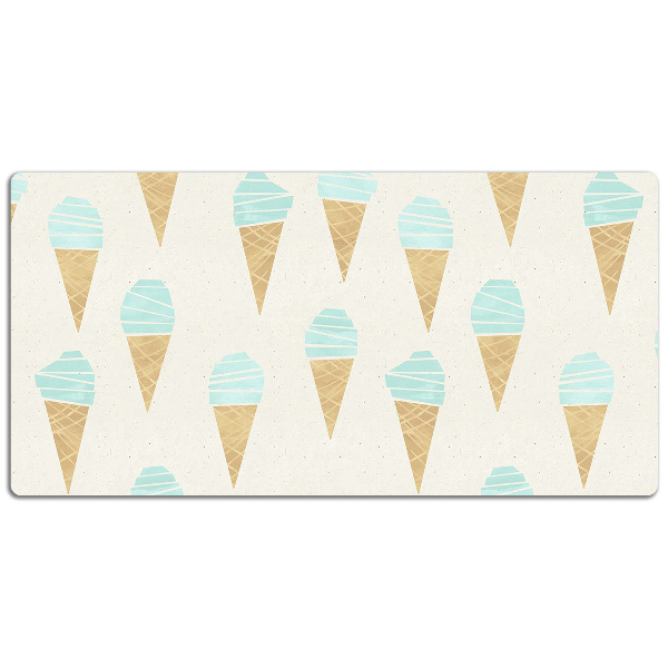 Sous main de bureau Motif de glace