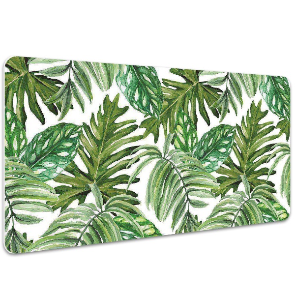 Sous-main bureau Feuilles de la jungle