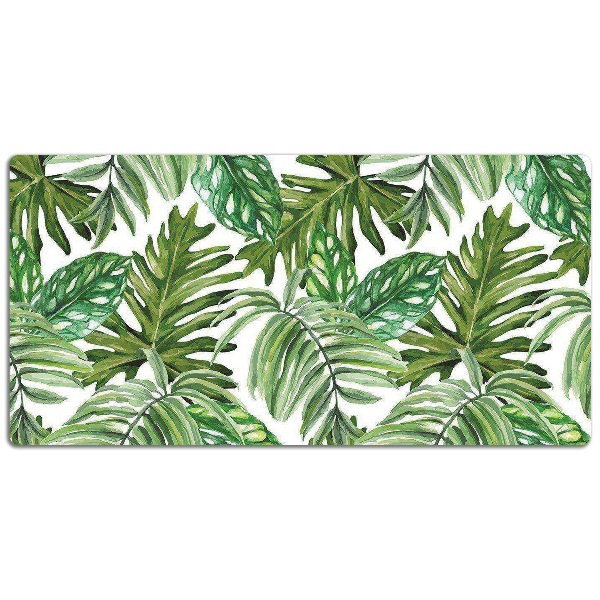 Sous-main bureau Feuilles de la jungle