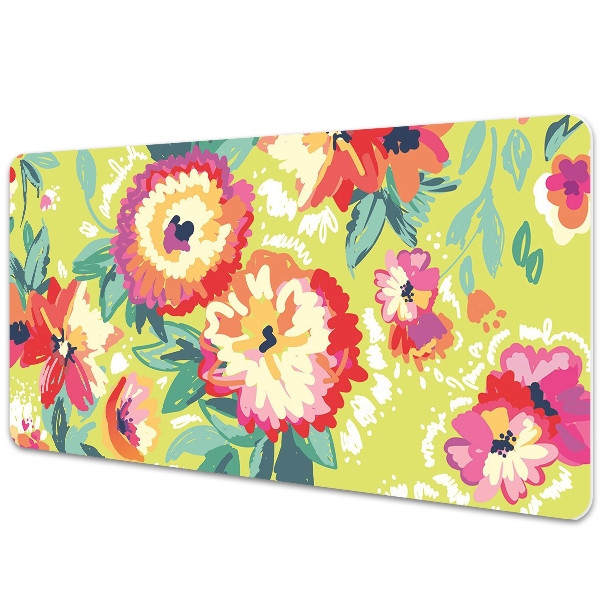 Tapis de bureau Fleurs colorées