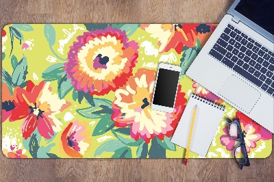 Tapis de bureau Fleurs colorées