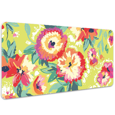 Tapis de bureau Fleurs colorées