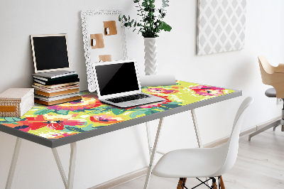 Tapis de bureau Fleurs colorées