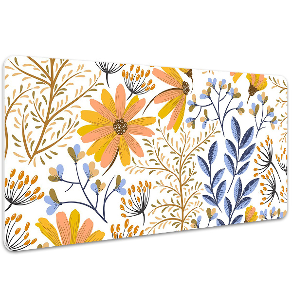 Sous-main bureau Prairie pastel
