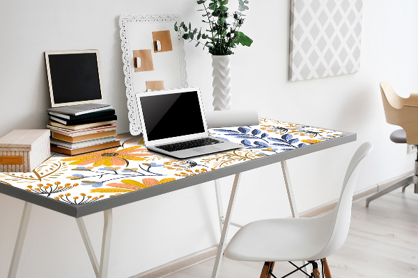 Sous-main bureau Prairie pastel
