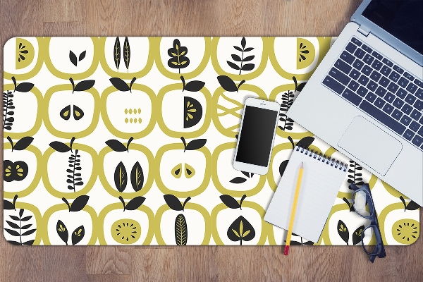 Sous main de bureau Modèle de pomme