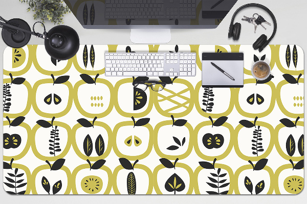 Sous main de bureau Modèle de pomme