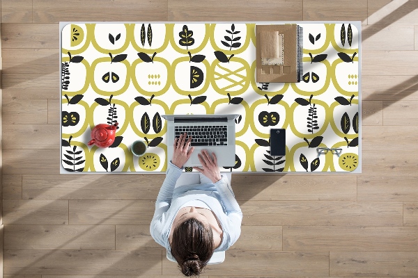 Sous main de bureau Modèle de pomme