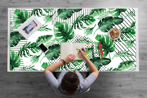 Tapis de bureau Points et tirets