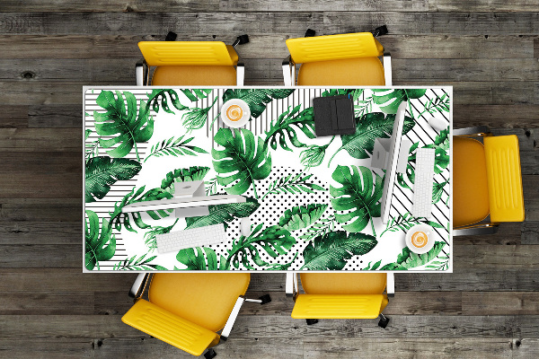 Tapis de bureau Points et tirets