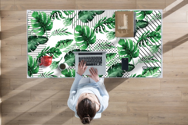 Tapis de bureau Points et tirets