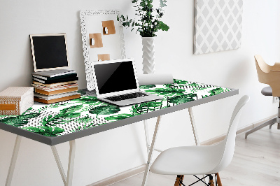 Tapis de bureau Points et feuilles