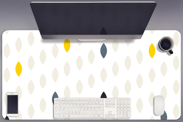 Sous-main bureau Citrons colorés