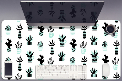 Sous main de bureau Succulents