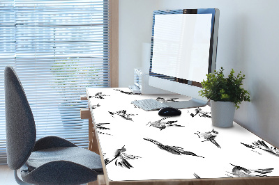 Tapis de bureau Moineaux peints