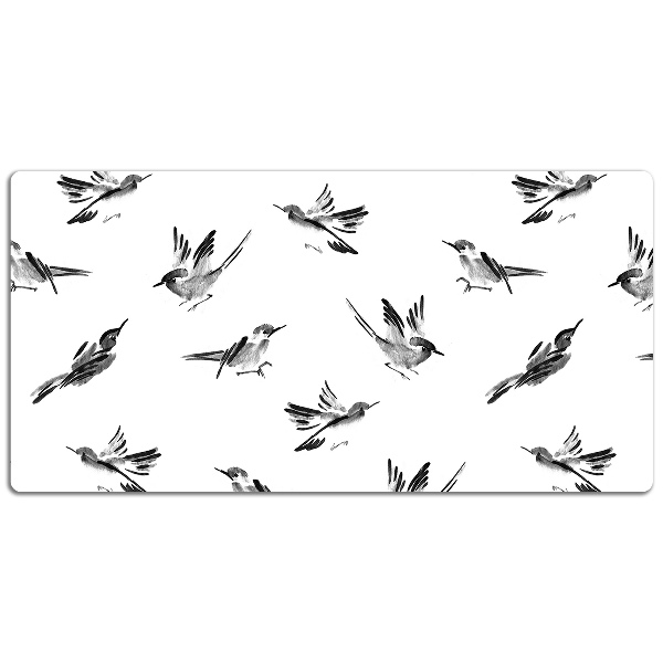 Tapis de bureau Moineaux peints