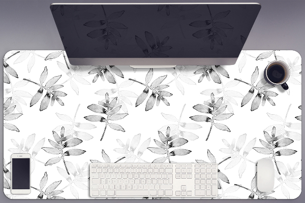 Protège bureau Feuilles sans couleur