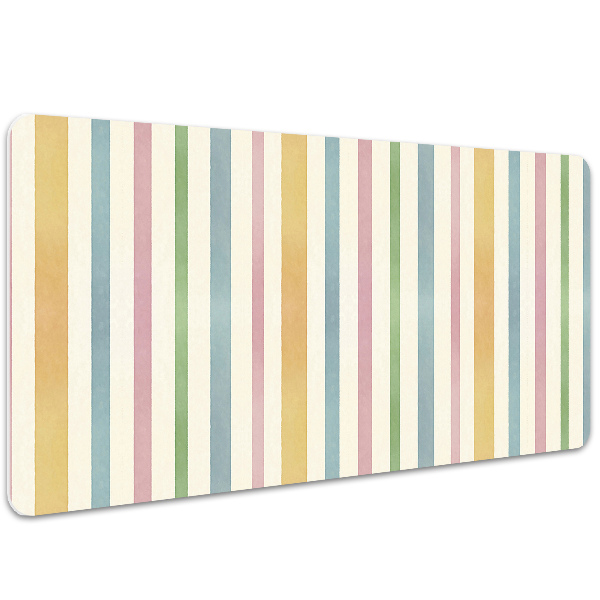 Sous-main bureau Lignes colorées