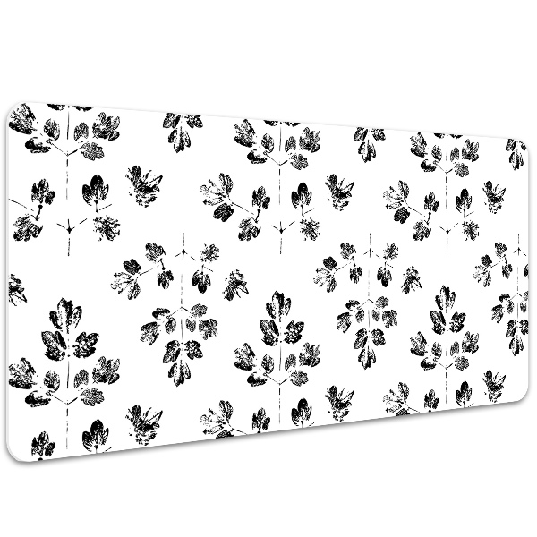 Protège bureau Motif noir et blanc