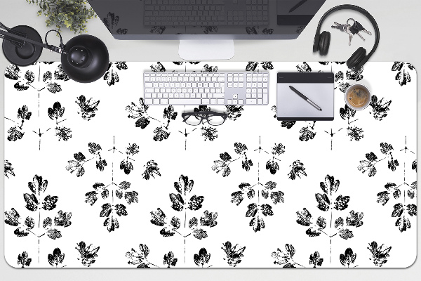 Protège bureau Motif noir et blanc