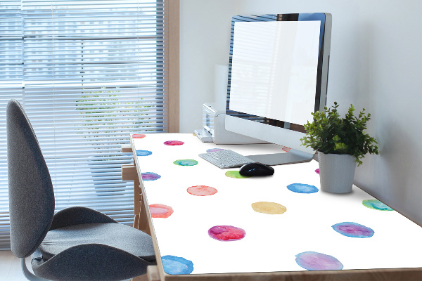 Tapis de bureau Points colorés