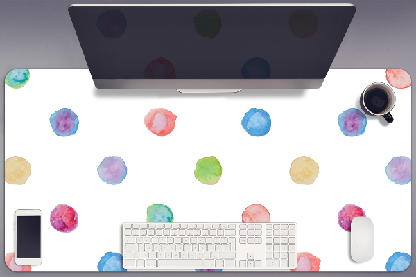 Tapis de bureau Points colorés