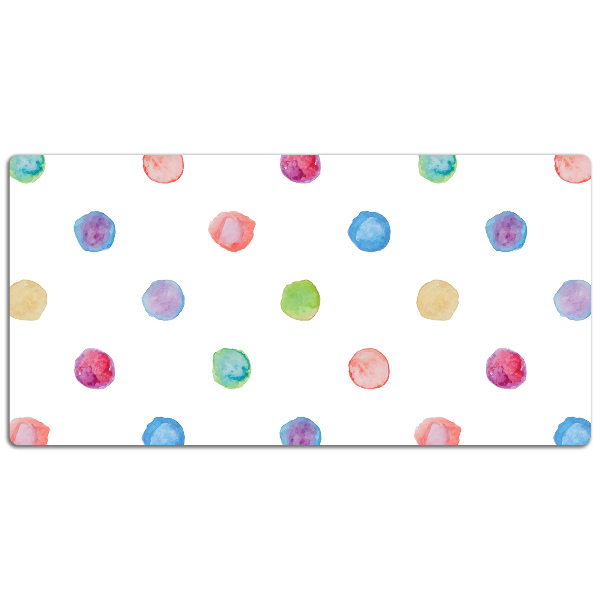 Tapis de bureau Points colorés