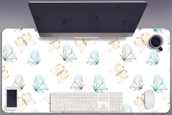 Sous main de bureau Papillons