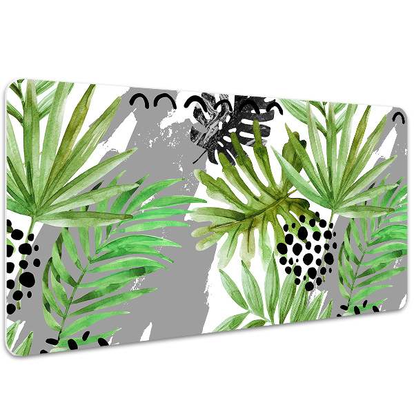 Protège bureau Feuilles tropicales