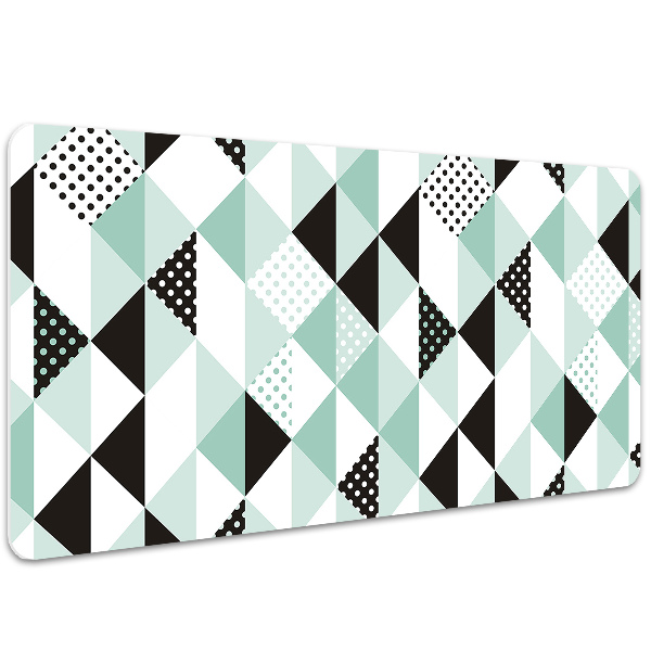 Sous-main bureau Modèle sans couture avec triangles