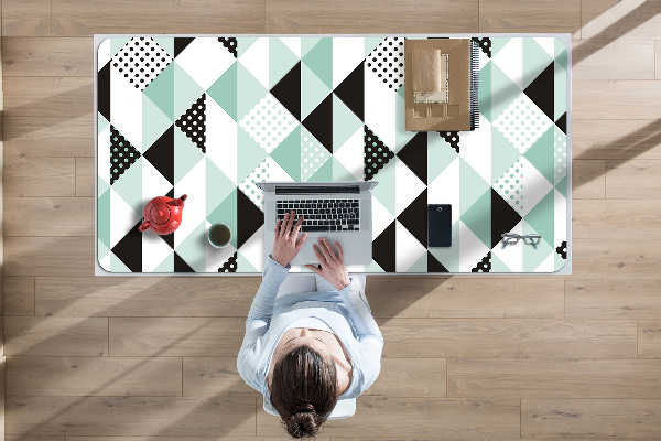 Sous-main bureau Modèle sans couture avec triangles