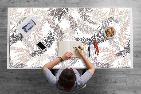 Sous-main bureau Feuilles de palmier