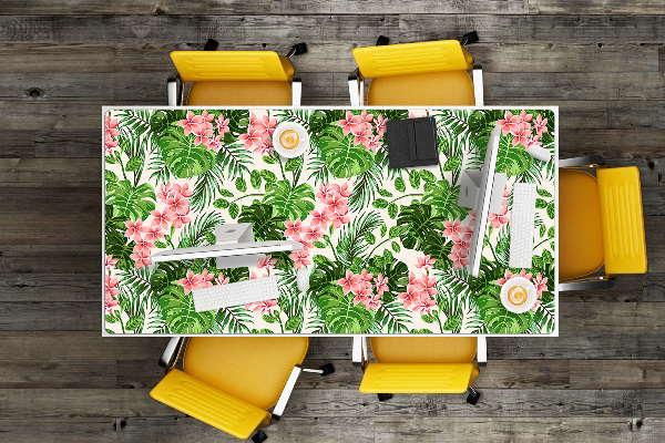 Sous main de bureau Hibiscus