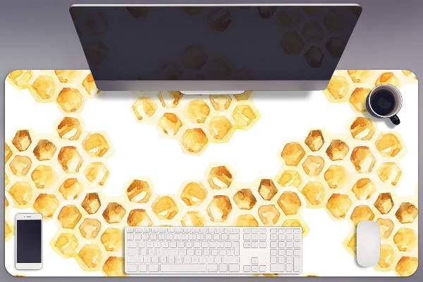 Sous main de bureau Nid d'abeilles