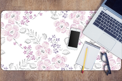 Sous main de bureau Motif floral