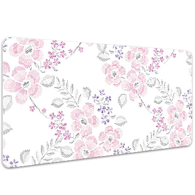 Sous main de bureau Motif floral