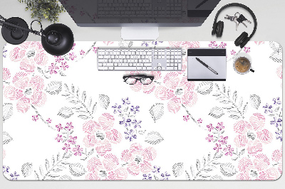 Sous main de bureau Motif floral