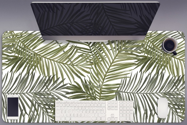 Protège bureau Feuilles exotiques