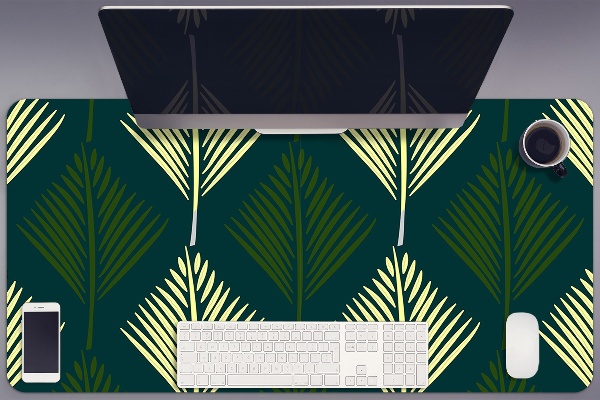 Tapis de bureau feuille de palmier